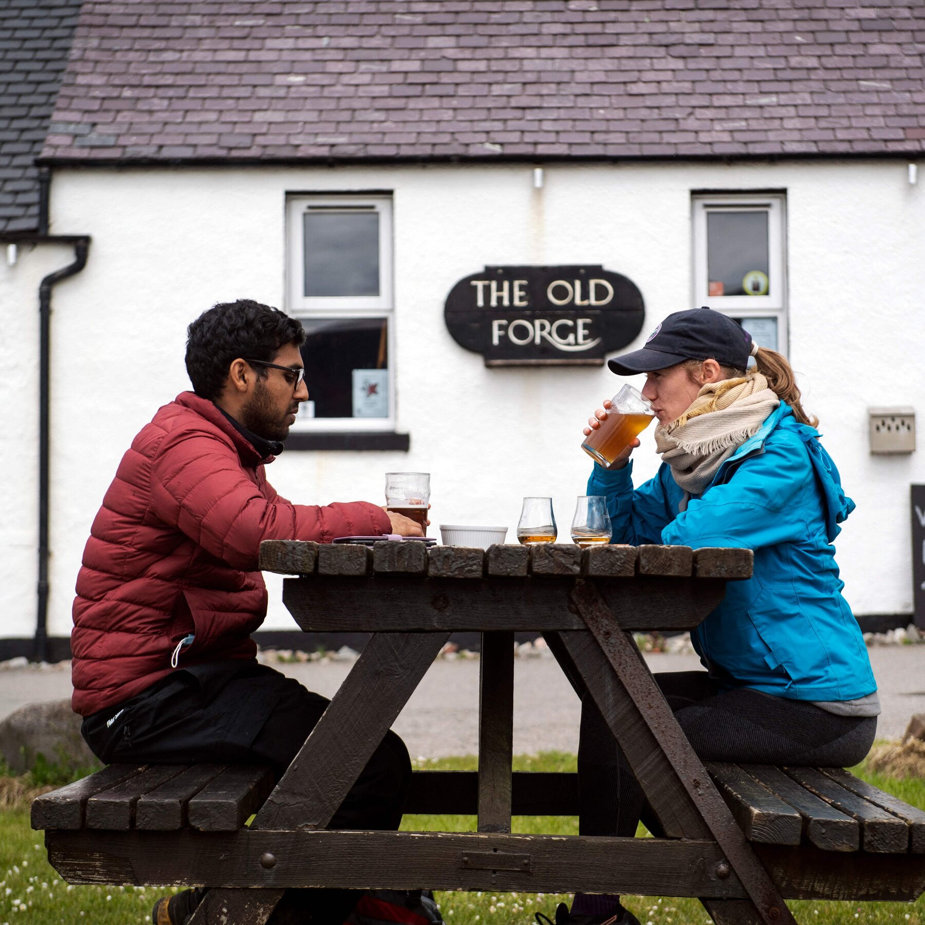 At a Remote Scottish Pub, a Pint Worth Hiking 20 Miles