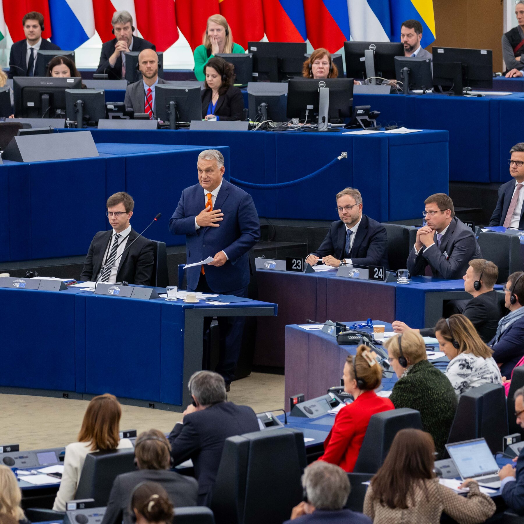 Prime Minister Viktor Orban of Hungary Gets a Hostile Serenade in Strasbourg