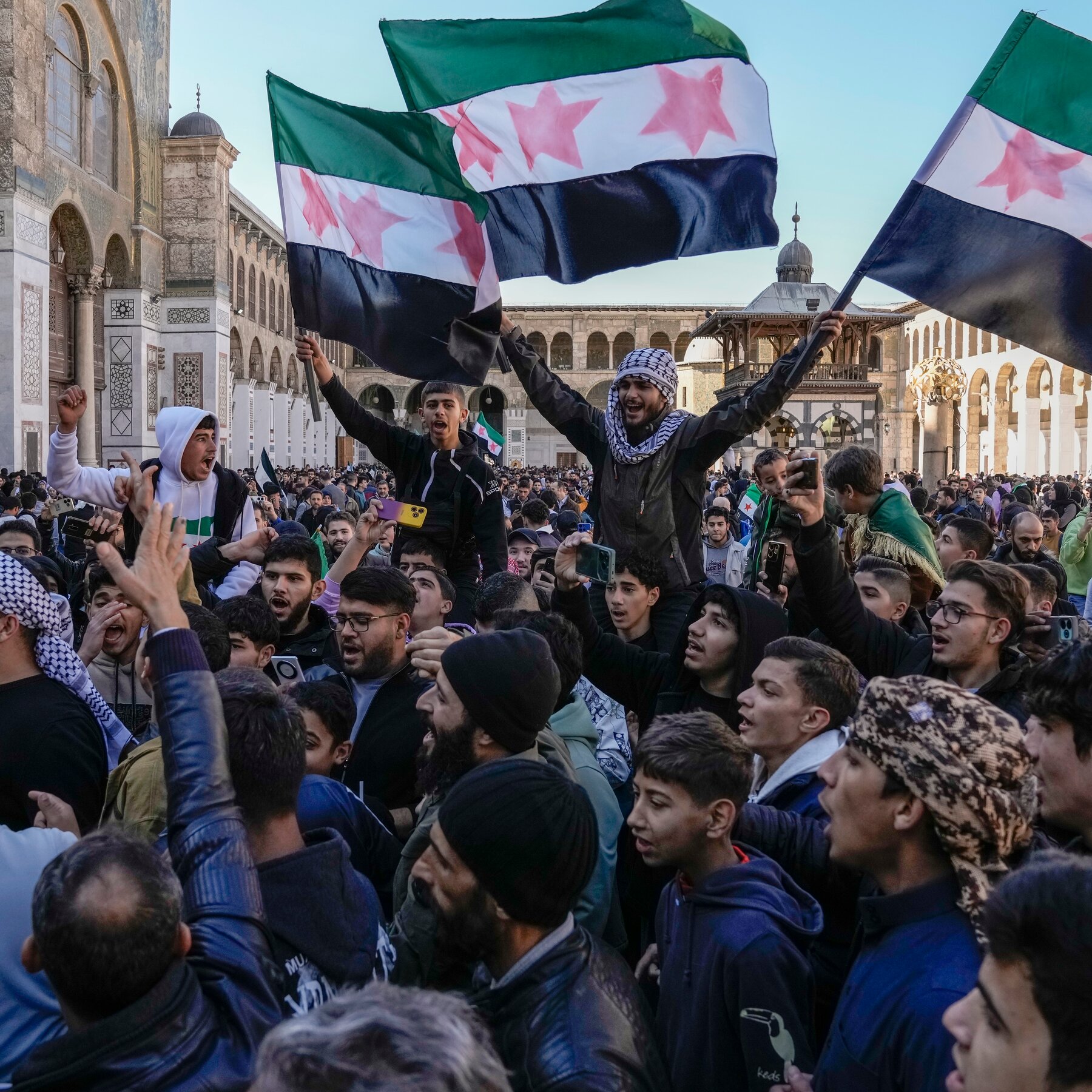 Live Updates: Joyous Syrians Gather for 1st Friday Prayers Since al-Assad’s Fall