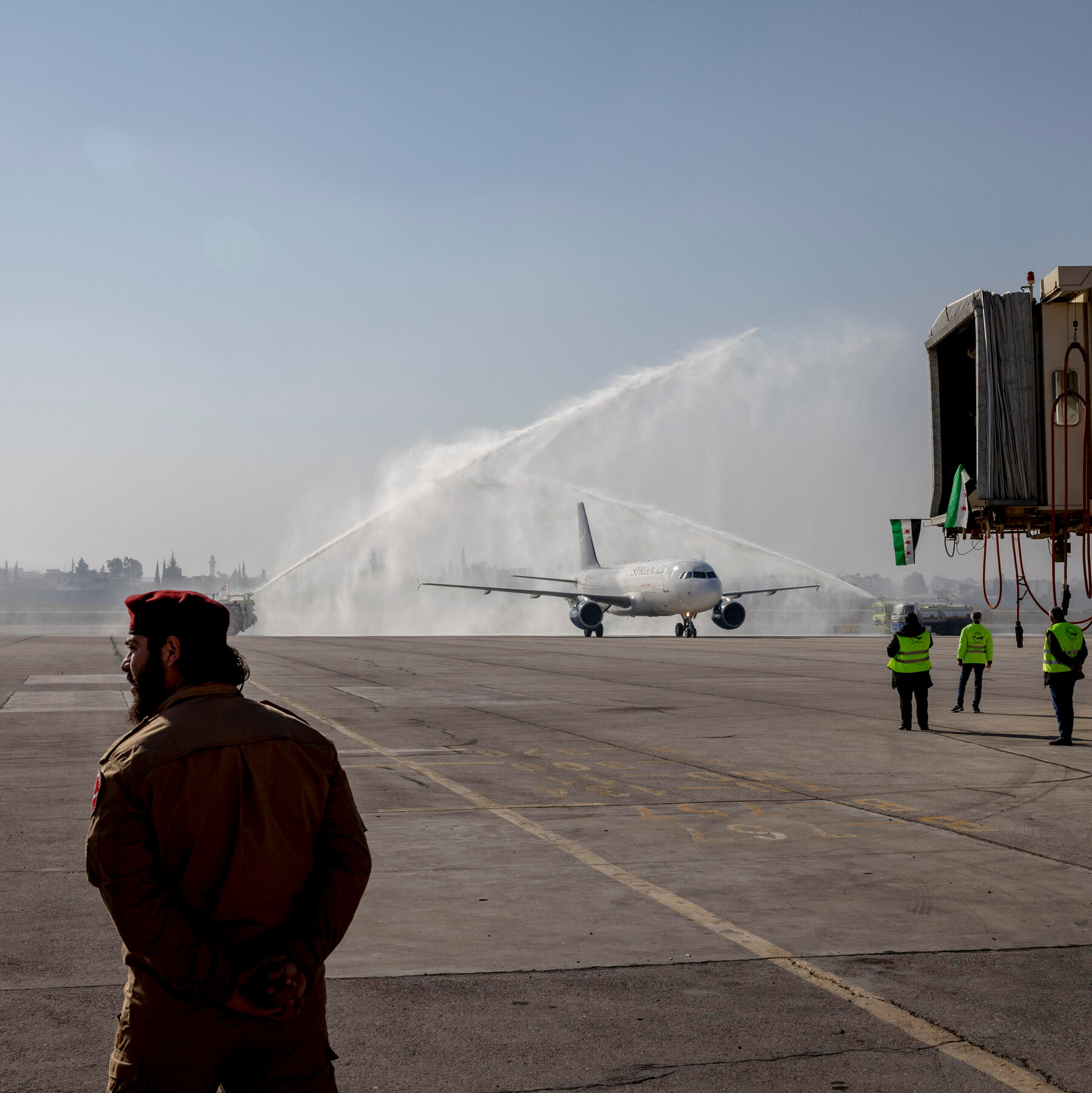 In Syria, First Domestic Flight Since Assad’s Overthrow Lands in Aleppo