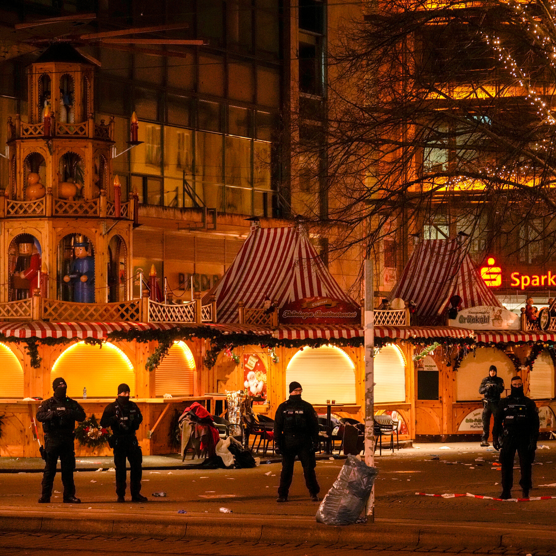 German Officials Search for Motive in Christmas Market Attack